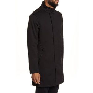 CALIBRATE Men's Black Water Repellent Trench Coat